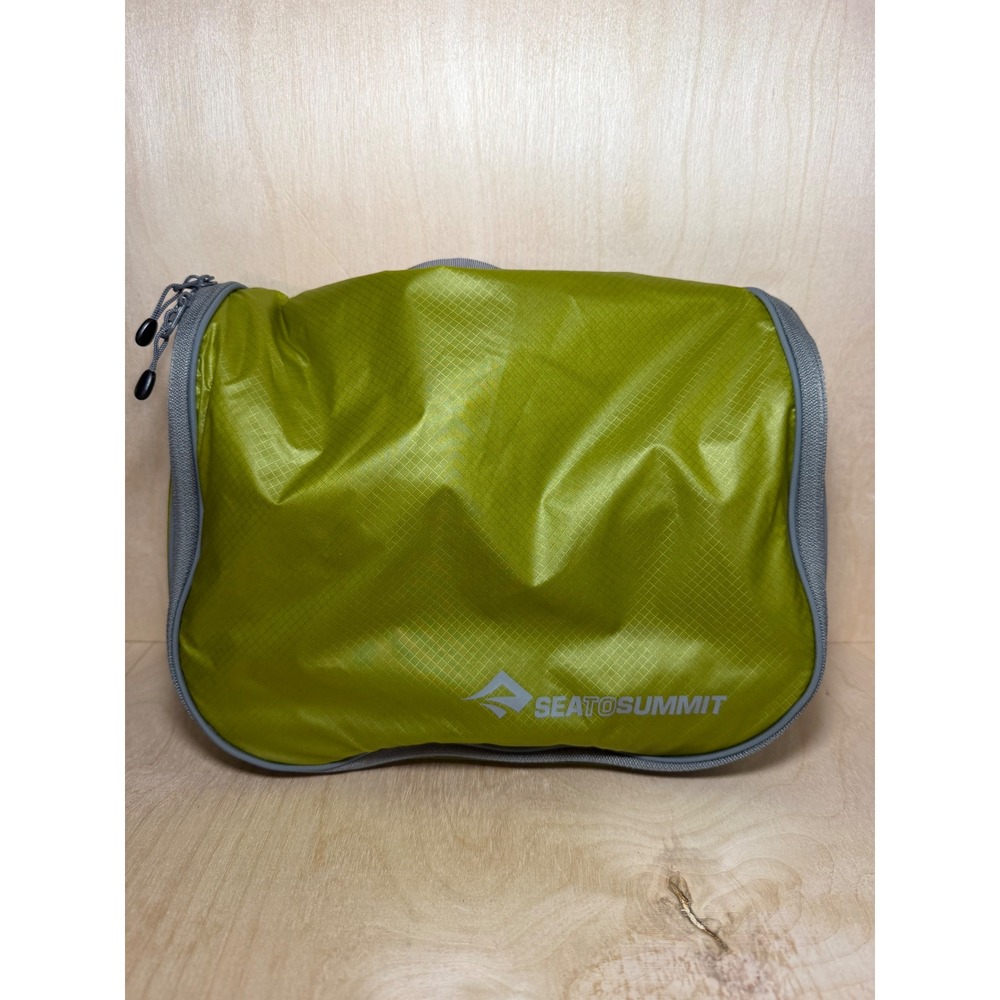 Sea to Summit Hanging Toiletry Bag Lime Green Ultra-Sil Cordura Travel Organizer